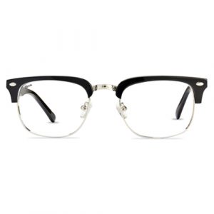 Nova Half Rim Flyer Shiny Black NB002 F01 Men Computer Glasses