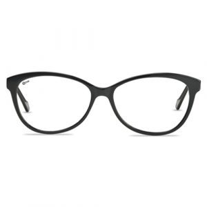 Nova Full Rim Square Shiny Black NB014 F01 Teens Computer Glasses