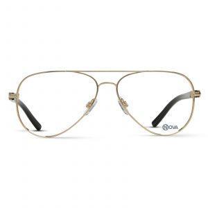 NOVA Full Rim Pilot Shiny Gold NVF1961 F01 Men Eyeglasses