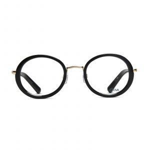 NOVA Full Rim Round Shiny Black NVF1974 F01 Women Eyeglasses