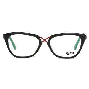 NOVA Full Rim Rover Shiny Black NVF2018 F01 Women Eyeglasses