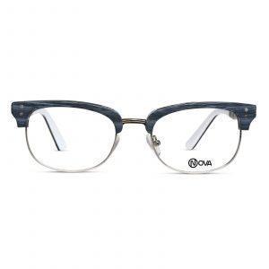 NOVA Full Rim Flyer Matte Wood Grey NVF4217 F01 Unisex Eyeglasses