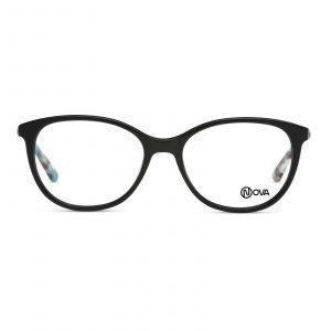NOVA Full Rim Oval Shiny Black NVF6718 F01 Teens Eyeglasses