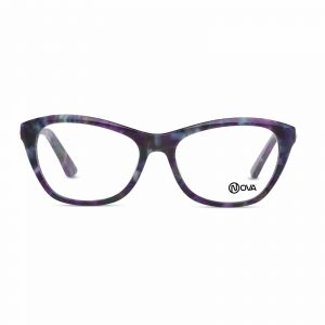 NOVA Full Rim Butterfly Shiny Demi Purple NVF7018 F03 Women Eyeglasses