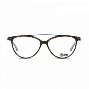 NOVA Full Rim Butterfly Shiny Dark Grey NVF7218 F01 Women Eyeglasses