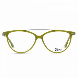 NOVA Full Rim Butterfly Shiny Green NVF7218 F02 Women Eyeglasses