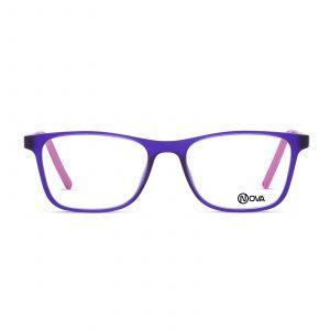 NOVA Full Rim Rover Matte Translucent Purple NVF9218 F04 Kids Eyeglasses