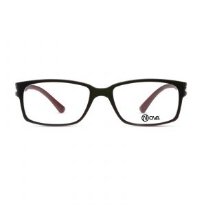 NOVA Full Rim Rectangular Matte Black NVF0913 ZR01 Men Eyeglasses