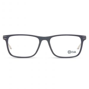 NOVA Full Rim Rectangular Shiny Royal Blue NVF1908 F03 Men Eyeglasses
