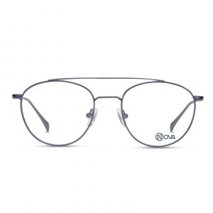 NOVA Full Rim Oval Matte Royal Blue NVF1911 F02 Men Eyeglasses