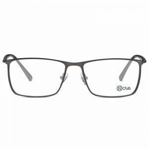 NOVA Full Rim Rectangular Matte Gunmetal NVF1917 F03 Men Eyeglasses