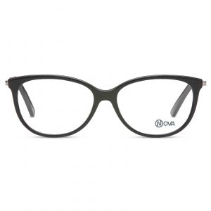 NOVA Full Rim Oval Shiny Black NVF1943 F01 Women Eyeglasses