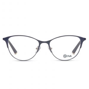 NOVA Full Rim Cat Eye Shiny Blue NVF1946 F02 Women Eyeglasses
