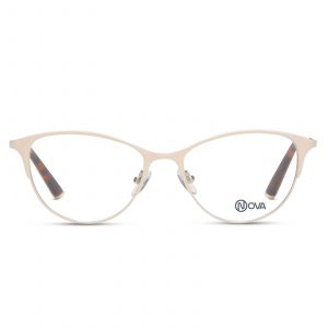 NOVA Full Rim Cat Eye Matte Beige NVF1946 F03 Women Eyeglasses