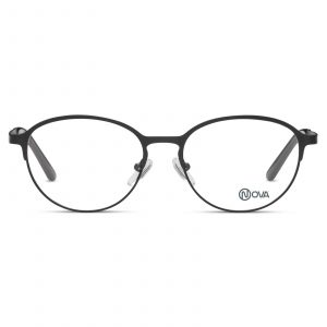 NOVA Full Rim Oval Matte Black NVF1956 F01 Teens Eyeglasses
