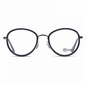 NOVA Full Rim Round Shiny Royal Blue PNF015 03 Women Eyeglasses