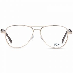 NOVA Full Rim Pilot Shiny Gold PNF023 03 Men Eyeglasses
