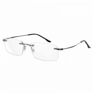 SEVENTH STREET Rimless DARK RUTHENIUM BLACK 7A 058 V81 Men Eyeglasses