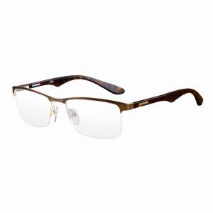 CARRERA Rimless MATTE BROWN LIGHT GOLD DARK HAVANA CA6623 8FX Men Eyeglasses