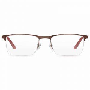 CARRERA Rimless MATT BROWN MATT RUTHENIUM MATT BROW CA8810 A24 Men Eyeglasses
