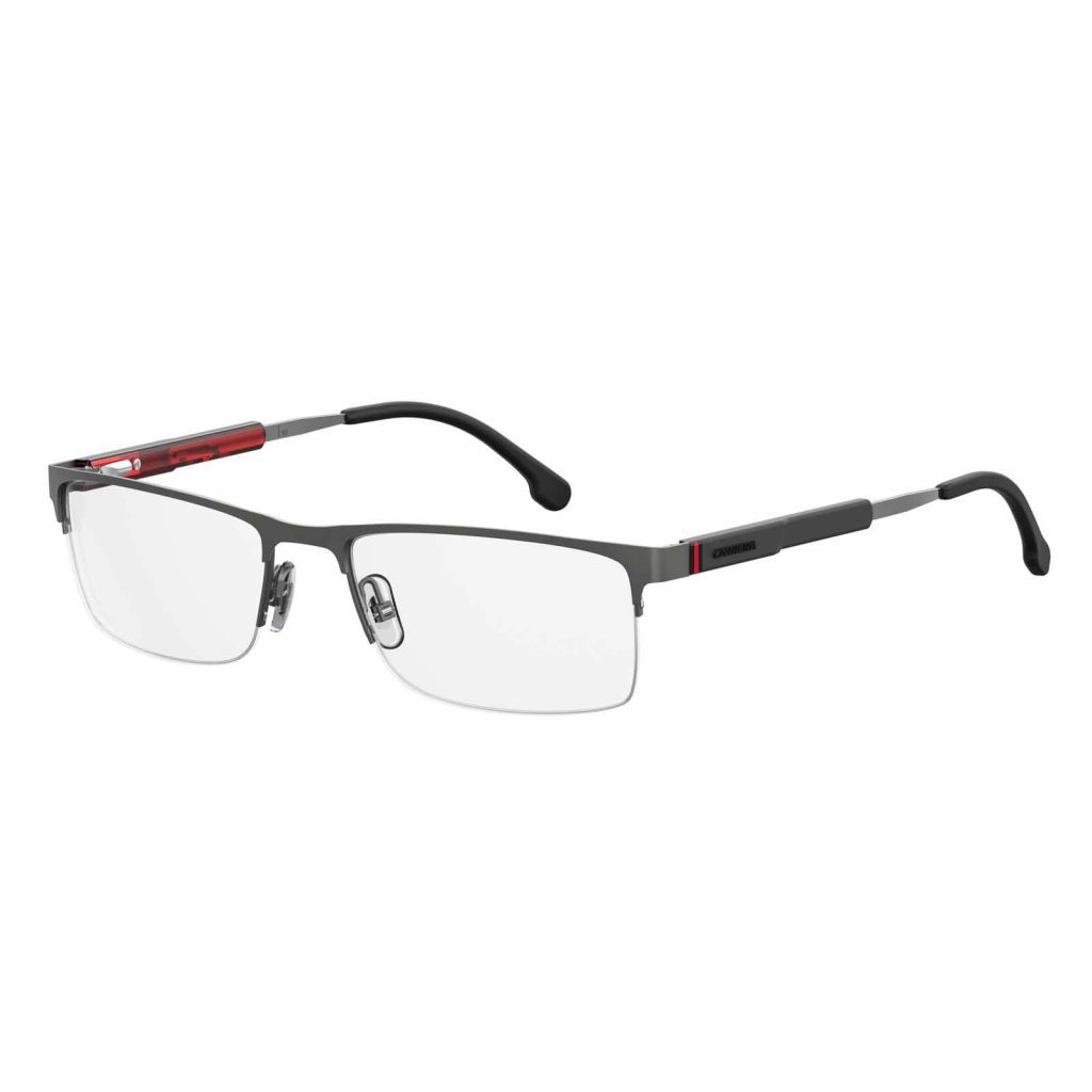 CARRERA Rimless SEMIMATTDARKRUTHENIUM CARRERA 8835 R80 Men Eyeglasses ...