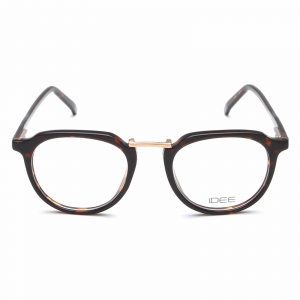 IDEE Full Rim Square Shiny Brown Demi-Shiny Light Gold ID1656 C2 Men Eyeglasses