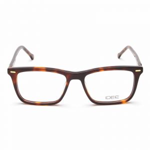 IDEE Full Rim Square Shiny Brown Demi ID1664 C8 Men Eyeglasses
