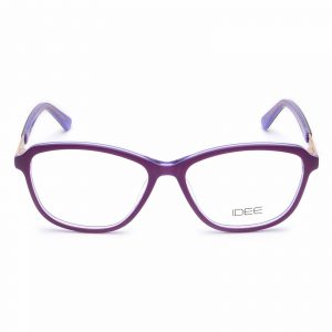 IDEE Full Rim Square Shiny Purple-Shiny Crystal Light Purple ID1731 C5 Women Eyeglasses