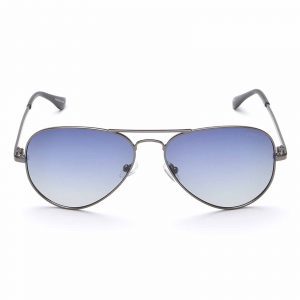 IDEE Full Rim Pilot Shiny Dark Gun IDS2500 C20P Unisex SUNGLASSES