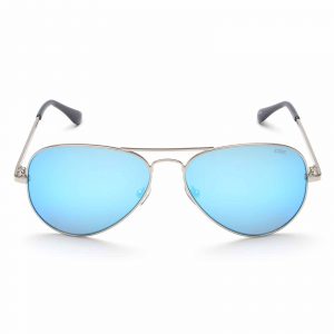 IDEE Full Rim Pilot Shiny Silver IDS2500 C36 Unisex SUNGLASSES