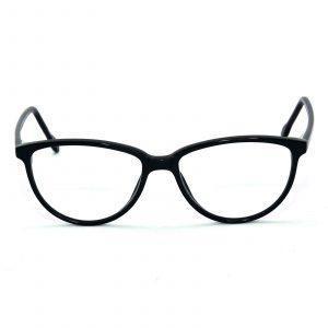 Blulenz Zero Full Rim Round Shiny Black M1271 C34 Women Computer Glasses