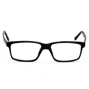 Blulenz Zero Full Rim Square Shiny Black M1290 C34 Unisex Computer Glasses