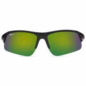 NOVA Half Rim Wrap Around Matte Black NV3118 F01 SPORTS SUNGLASSES