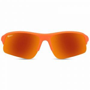 NOVA Half Rim Wrap Around Matte Orange NV3118 F02 SPORTS SUNGLASSES
