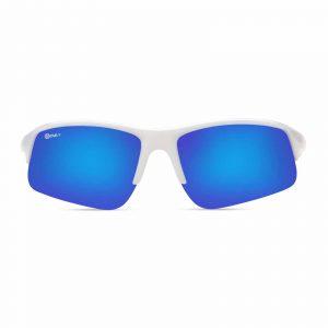 NOVA Half Rim Wrap Around Shiny White NV3118 F03 SPORTS SUNGLASSES