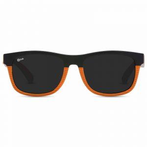 NOVA Full Rim Rectangular Matt Black + Matt Orange NV3718 F03 KIDS SUNGLASSES