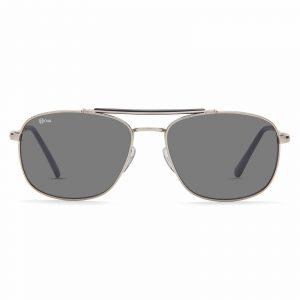 NOVA Full Rim Square Shiny Silver  NV4117 F02 MEN SUNGLASSES