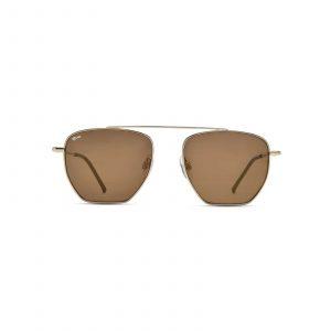NOVA Full Rim Hexagon Shiny Light Gold NV1937 F02 UNISEX SUNGLASSES
