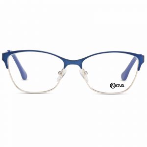 NOVA Full Rim Flyer Matte Blue NVF8218 F02 Women Eyeglasses
