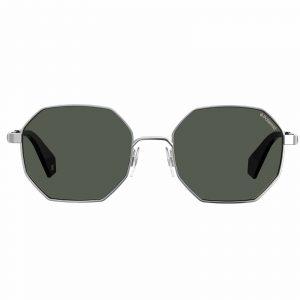 POLAROID Full Rim Hexagon SILV BLK 6067S 79D UNISEX SUNGLASSES