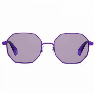 POLAROID Full Rim Hexagon VIOLET 6067S B3V UNISEX SUNGLASSES