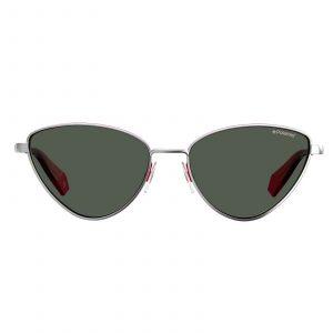 POLAROID Full Rim Cat Eye SILVERRED 6071SX J2B WOMEN SUNGLASSES