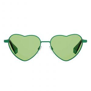 POLAROID Full Rim Heart GREEN 6124S 1ED WOMEN SUNGLASSES