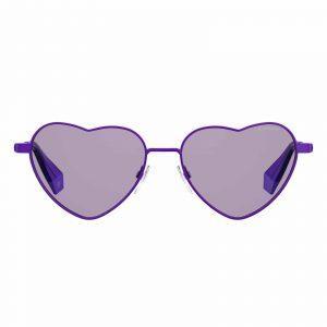 POLAROID Full Rim Heart VIOLET 6124S B3V WOMEN SUNGLASSES