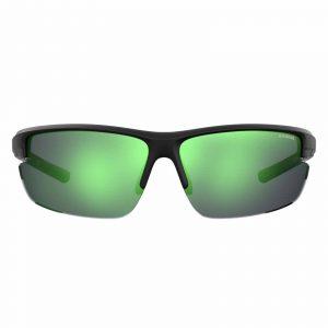 POLAROID Half Rim Rectangular MTBLCKGRN 7027S 3OL SPORTS SUNGLASSES