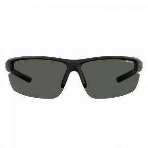 POLAROID Half Rim Rectangular BLACK 7027S 807 SPORTS SUNGLASSES