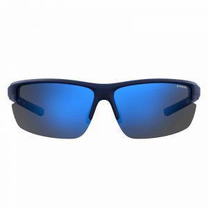 POLAROID Half Rim Rectangular BLUE 7027S PJP SPORTS SUNGLASSES