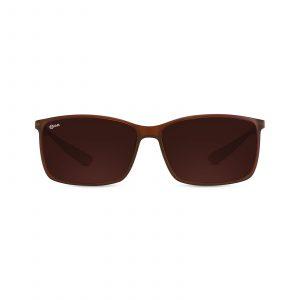 NOVA Full Rim Rectangular Matt Brown NV2118 F02 MEN SUNGLASSES