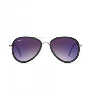 NOVA Full Rim Pilot Silver Black NV5217 F02 UNISEX SUNGLASSES