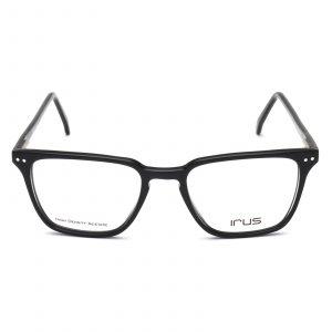 IRUS Full Rim Shiny Black-Shiny Silver Part IR2004 C1 Men Eyeglasses